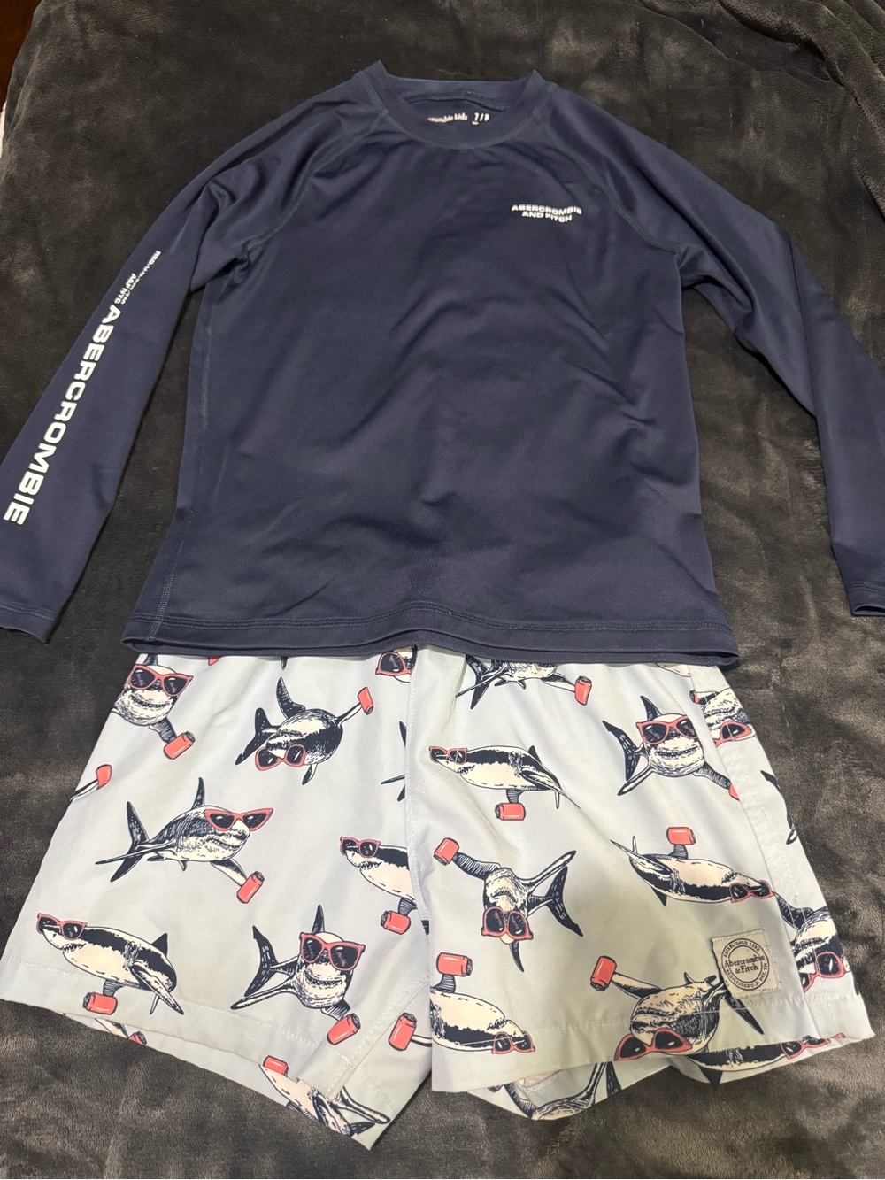 Abercrombie Kids Shark Swim Set